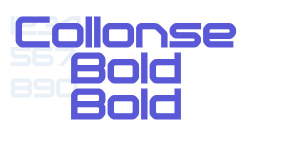 Collonse Bold Bold font