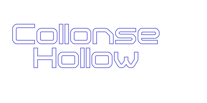 Collonse Hollow Font Download