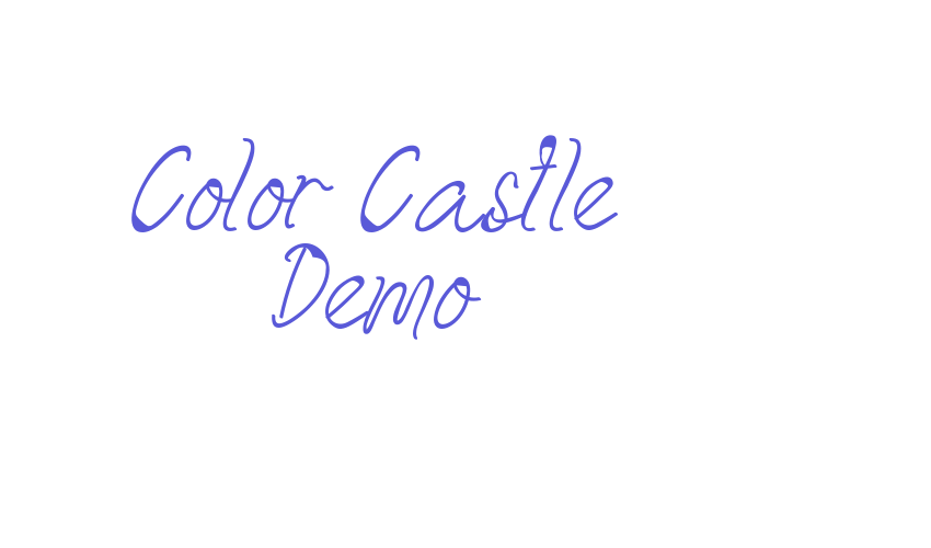 Color Castle Demo Font Download