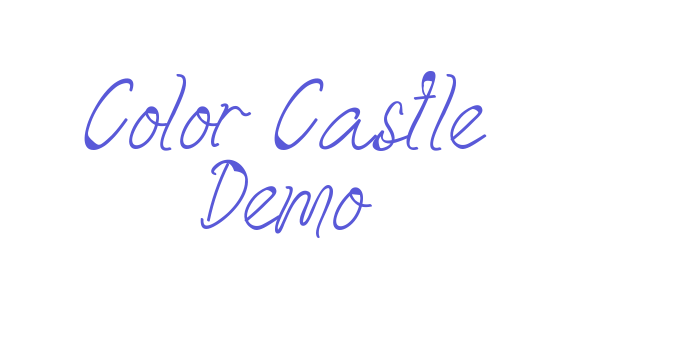 Color Castle Demo Font Download