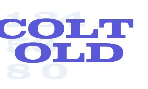 Colt Bold Font Download