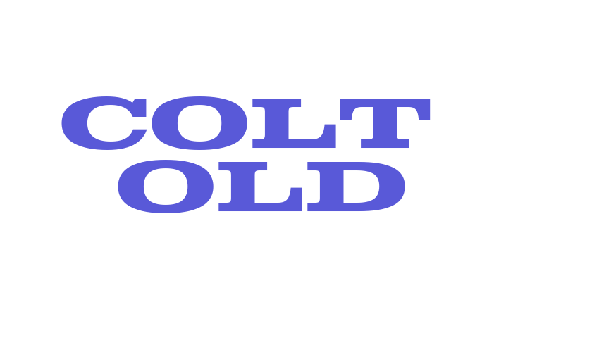 Colt Bold Font Download