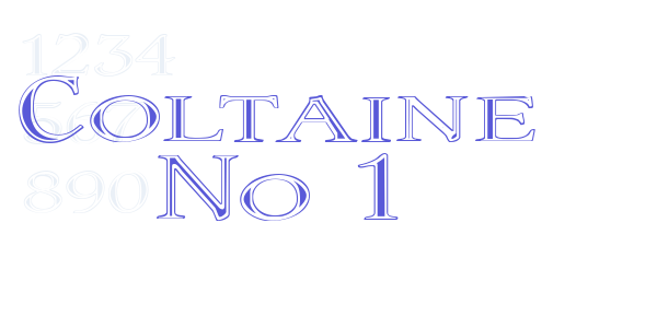 Coltaine No 1 font free