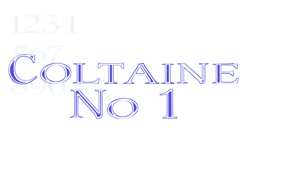 Coltaine No 1 Font Download