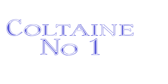 Coltaine No 1 Font Download