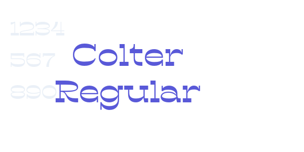 Colter Regular font free