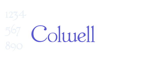 Colwell font free