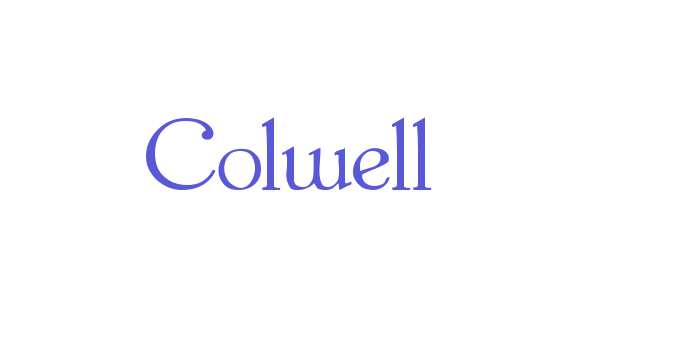 Colwell Font Download