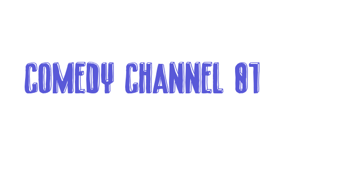 Comedy Channel 01 Font Download