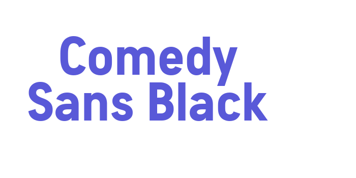 Comedy Sans Black Font