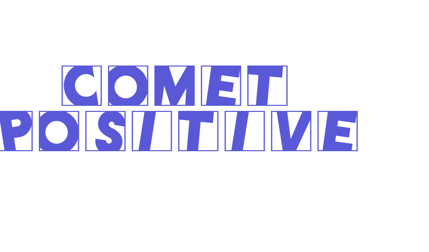 Comet Positive Font