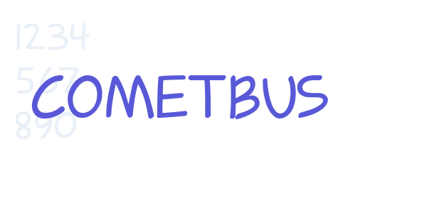 Cometbus font