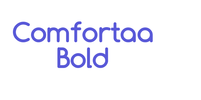 Comfortaa Bold Font