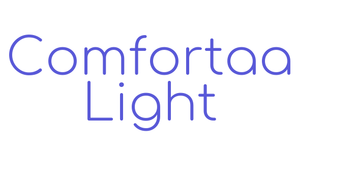 Comfortaa Light Font