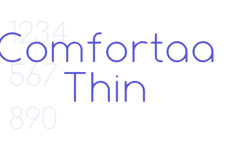 Comfortaa Thin Font