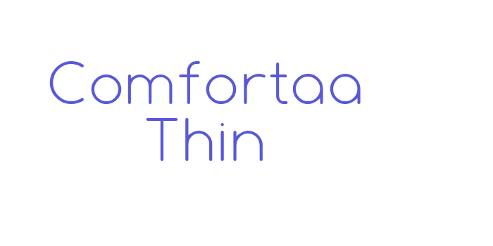 Comfortaa Thin Font Download