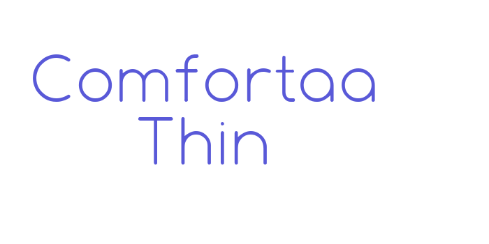 Comfortaa Thin Font