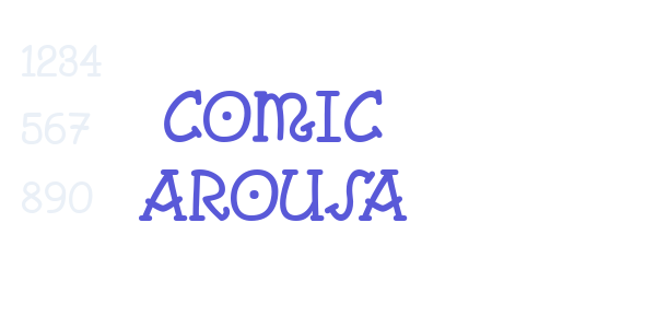 Comic Arousa font