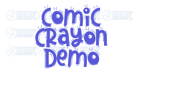 Comic Crayon Demo font free