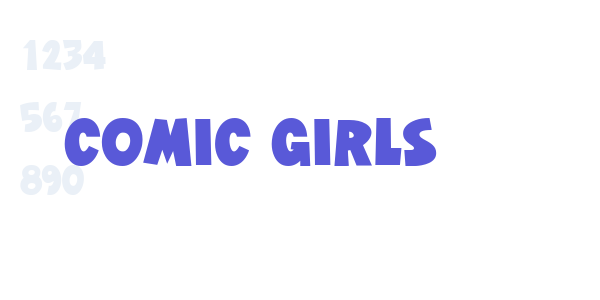 Comic Girls font free