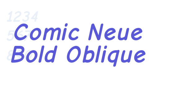 Comic Neue Bold Oblique font free