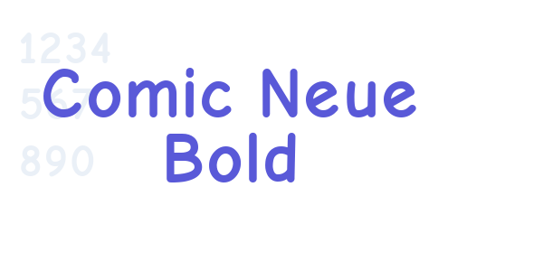 Comic Neue Bold font free