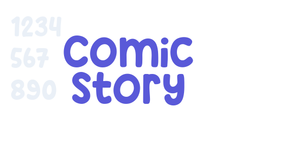 Comic Story font free