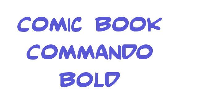 Comic Book Commando Bold Font