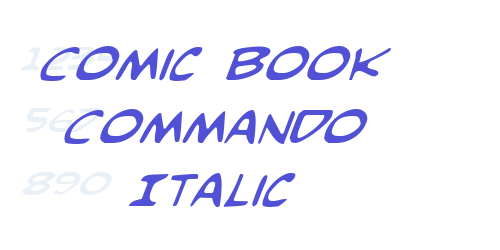 Comic Book Commando Italic-font-download