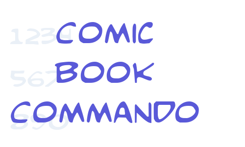 Comic Book Commando Font Download