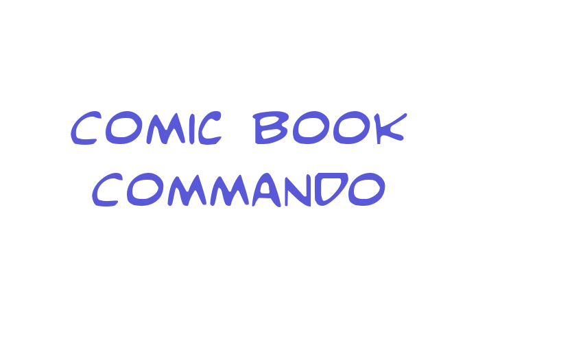 Comic Book Commando Font