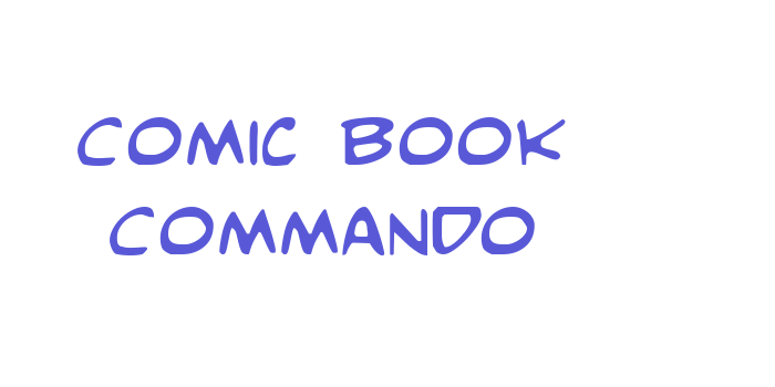 Comic Book Commando Font Download