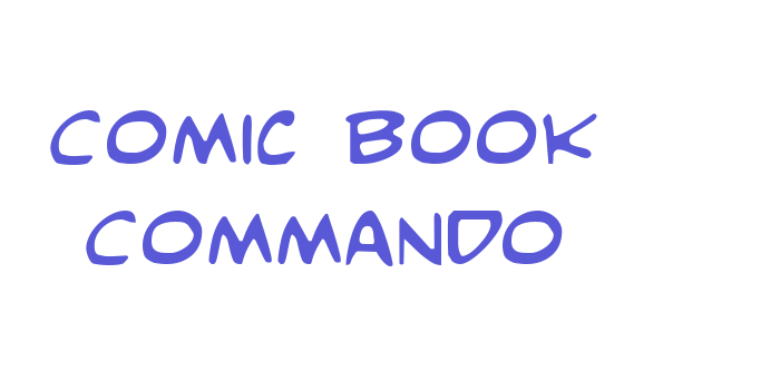 Comic Book Commando Font