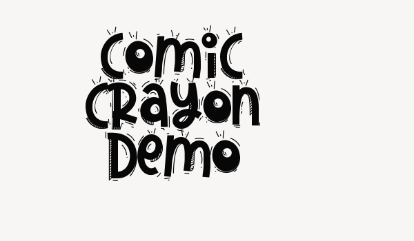 Comic Crayon Demo Font