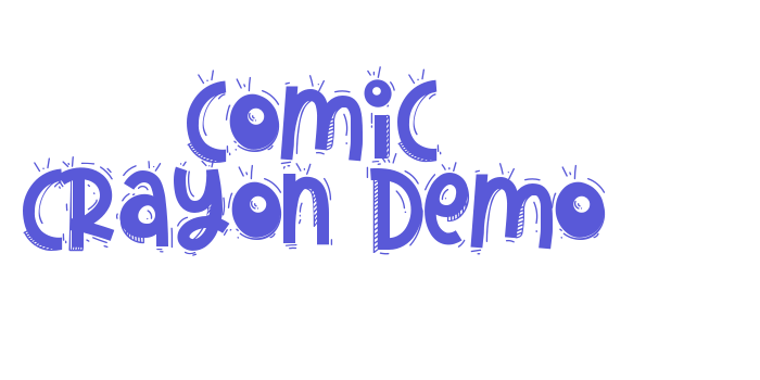 Comic Crayon Demo Font Download