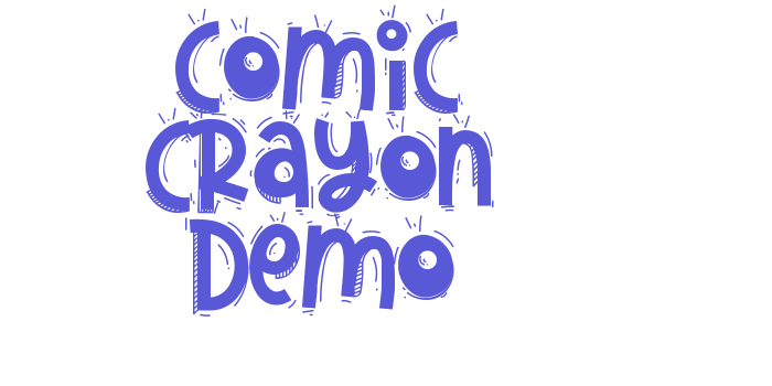 Comic Crayon Demo Font