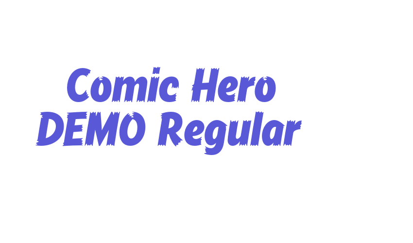 Comic Hero DEMO Regular Font