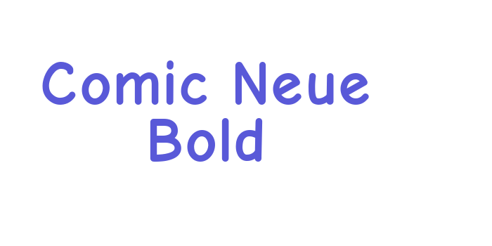 Comic Neue Bold Font Download