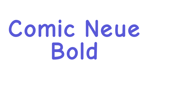 Comic Neue Bold Font