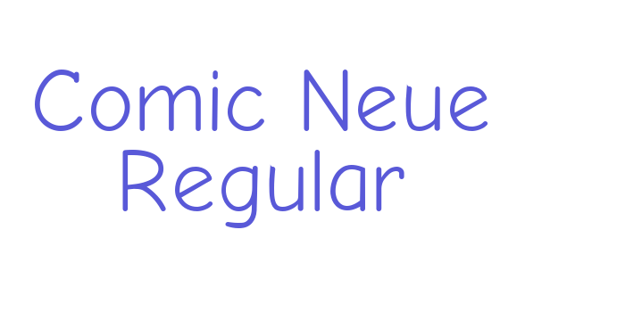 Comic Neue Regular Font