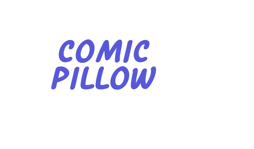 Comic Pillow Font