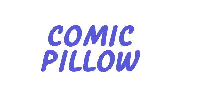 Comic Pillow Font Download