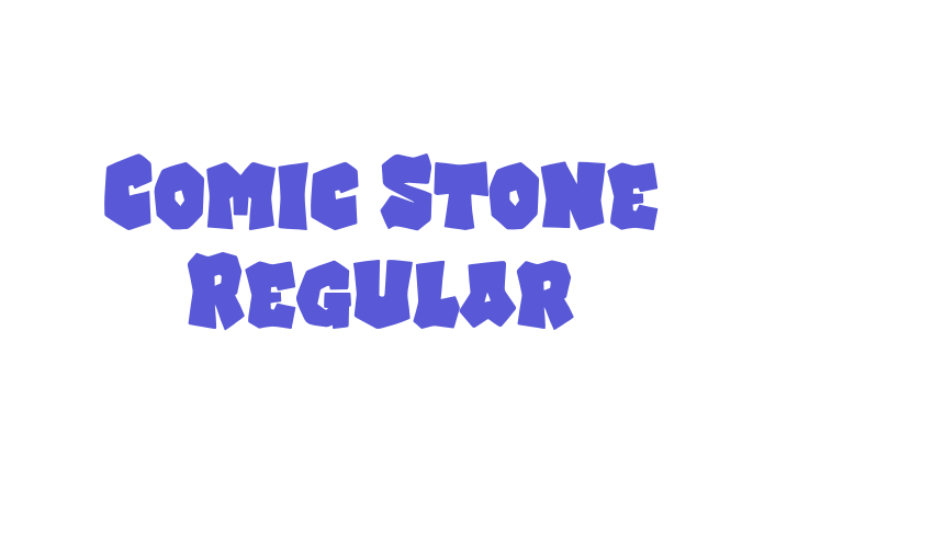 Comic Stone Regular Font