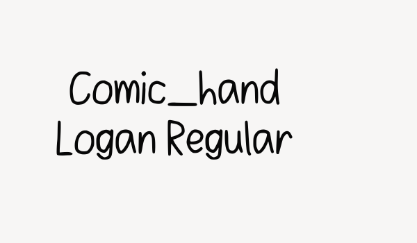 Comic_hand Logan Regular Font