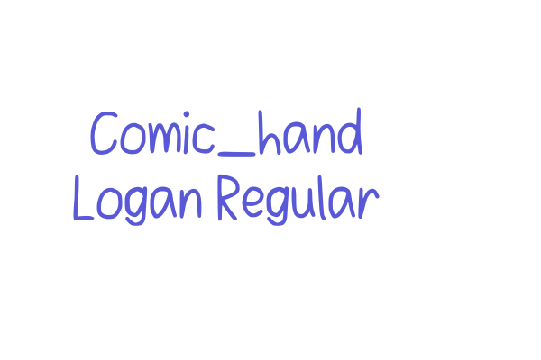 Comic_hand Logan Regular Font