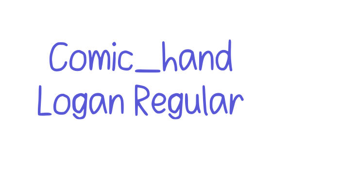 Comic_hand Logan Regular Font