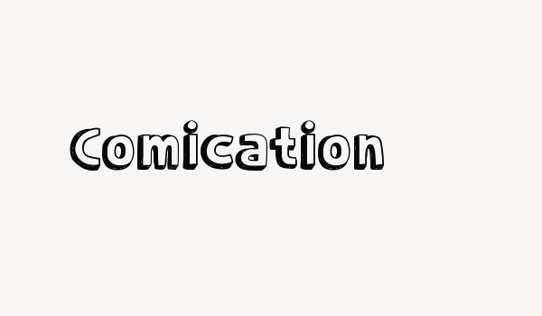 Comication Font