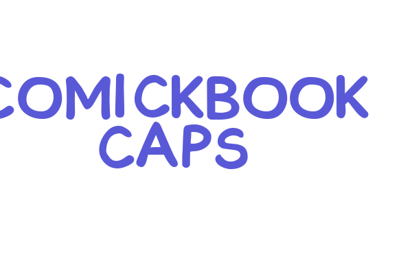 ComickBook Caps Font