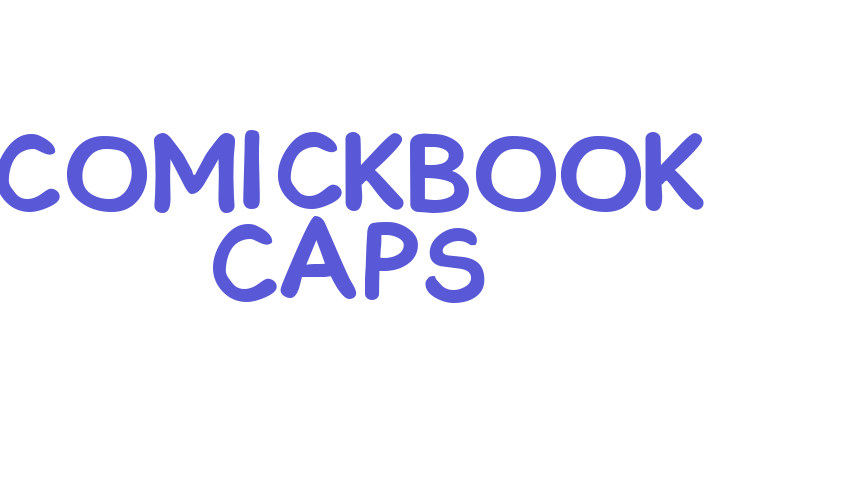 ComickBook Caps Font