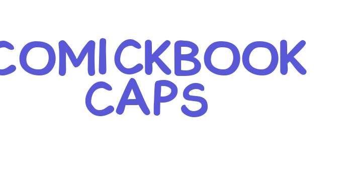 ComickBook Caps Font Download